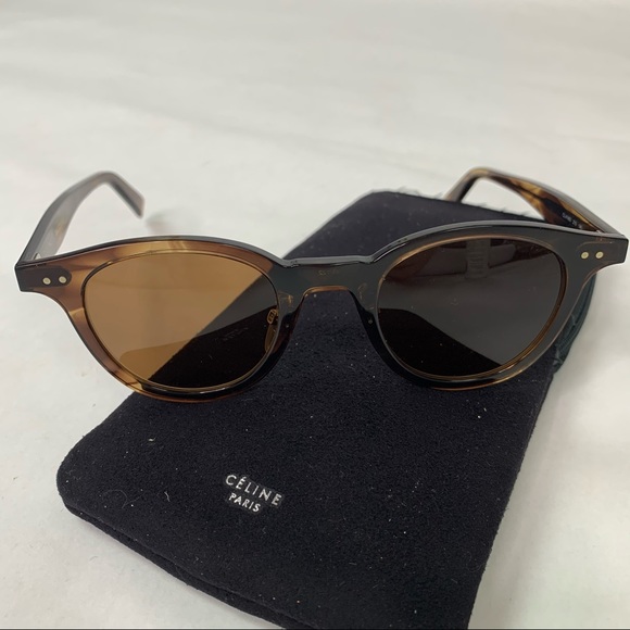 Celine Accessories - Celine Tortoise Brown Sunglasses